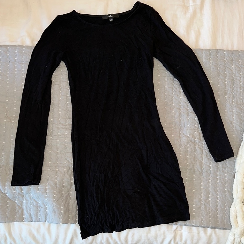 Lulu's Black Mini Dress